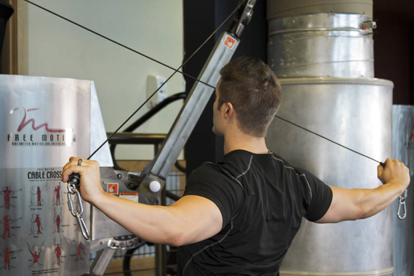 Cable Rear Delt Fly — demonstration image 2