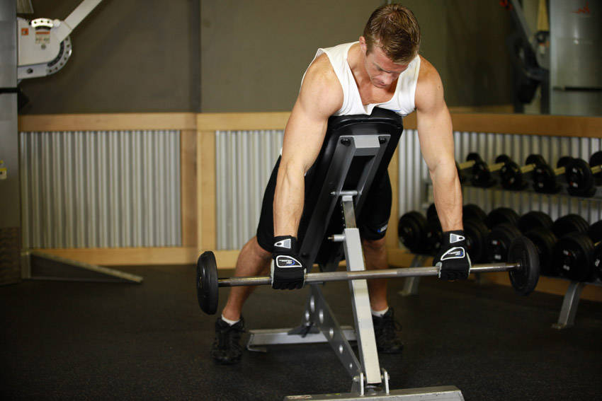 Incline bench pull — demonstration image 1