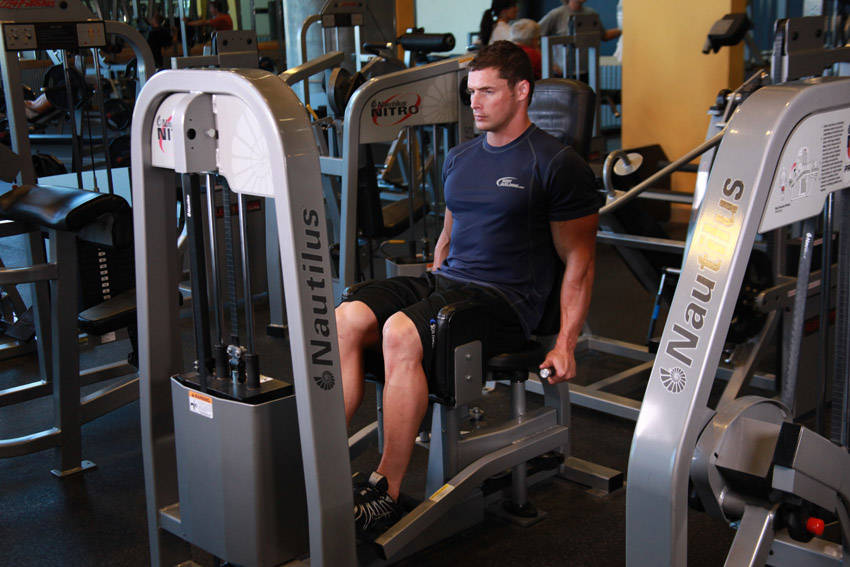 Hip abduction machine