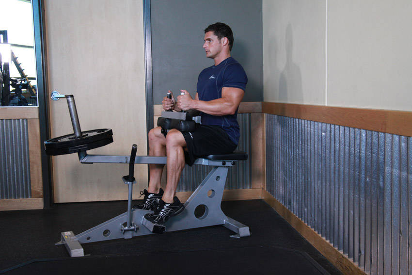 Seated calf raise — demonstration image 2