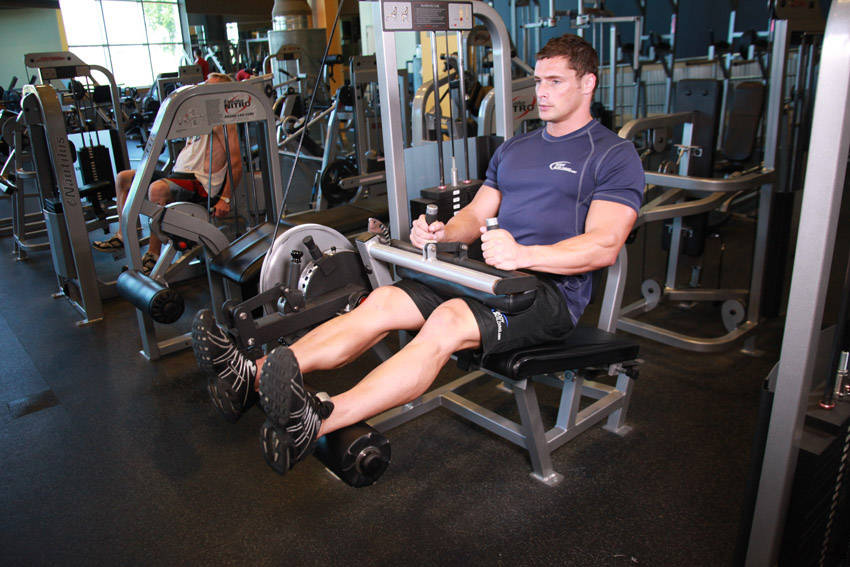 Seated leg curl