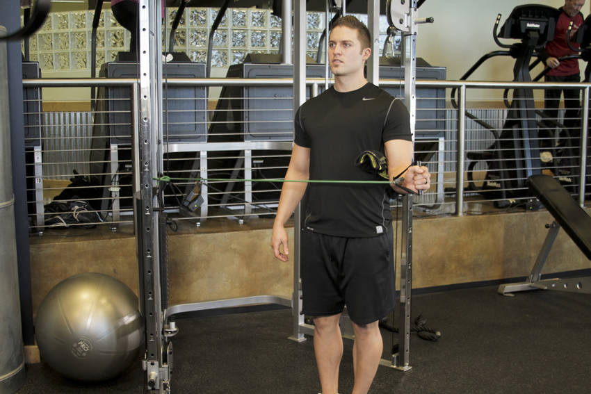 External Rotation with Band — demonstration image 2