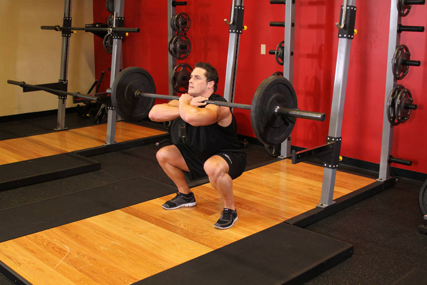 Front Barbell Squat — demonstration image 2