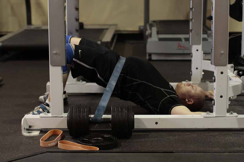 Hip Lift with Band — demonstration image 2