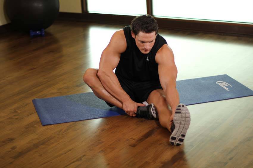 Seated Floor Hamstring Stretch — demonstration image 2