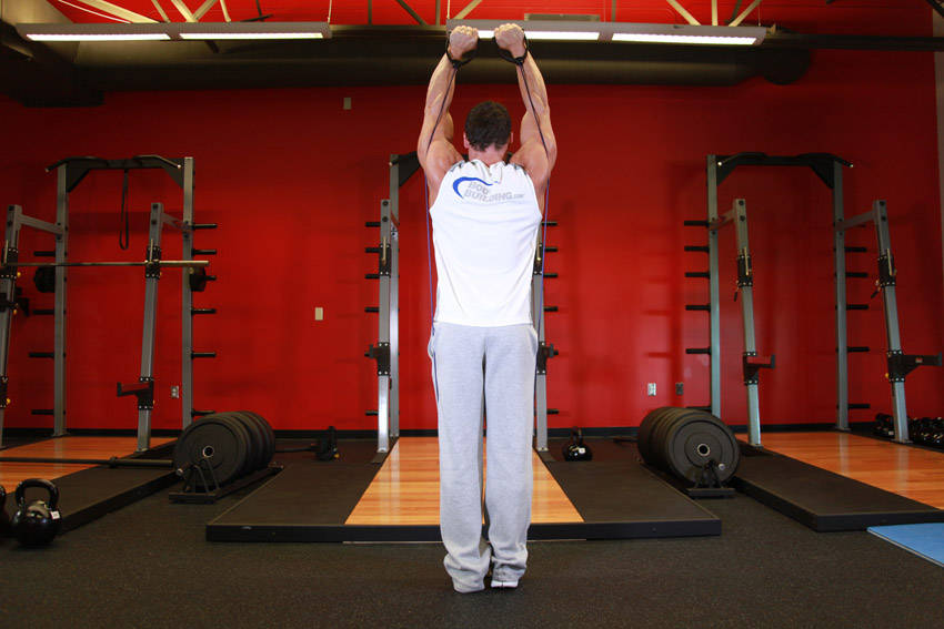 Shoulder Press - With Bands — demonstration image 2